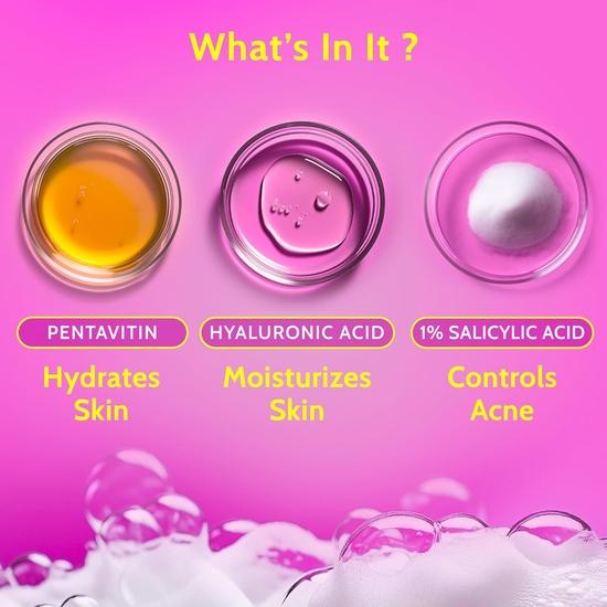 Chemist at Play 1% Acido Salicilico Bagnoschiuma 236ml | Senza Parabeni & SLS | Gel Doccia Esfoliante Delicato | Previene Acne Corporea, Pelle Irregolare