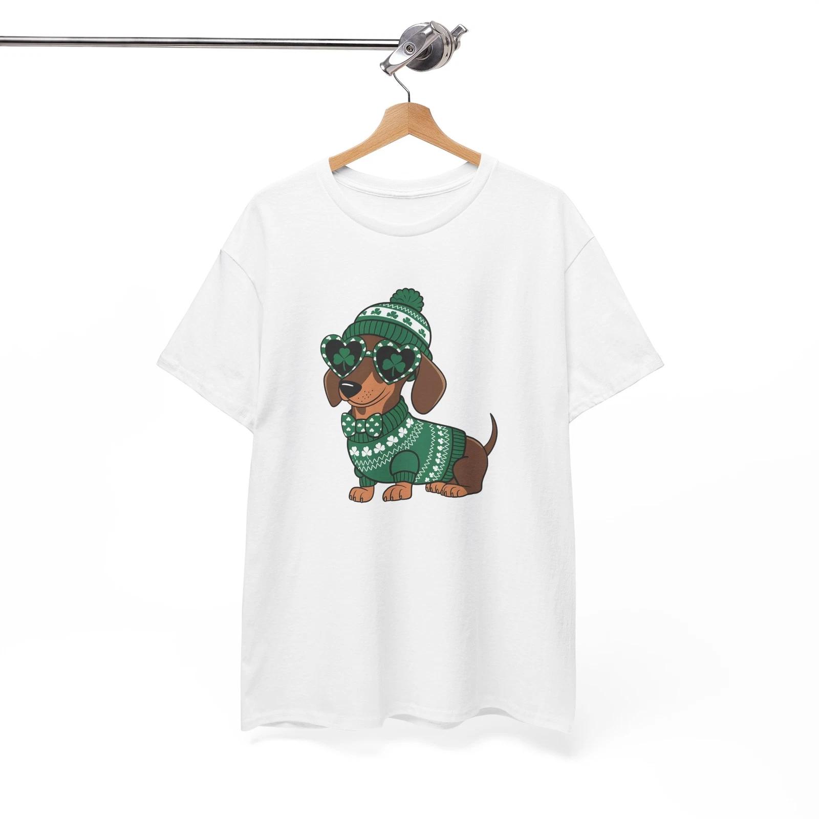 Day Dachshund Dog T-Shirt – Funny Puppy Paw Print Graphic Tee for Dog Lovers 2XL