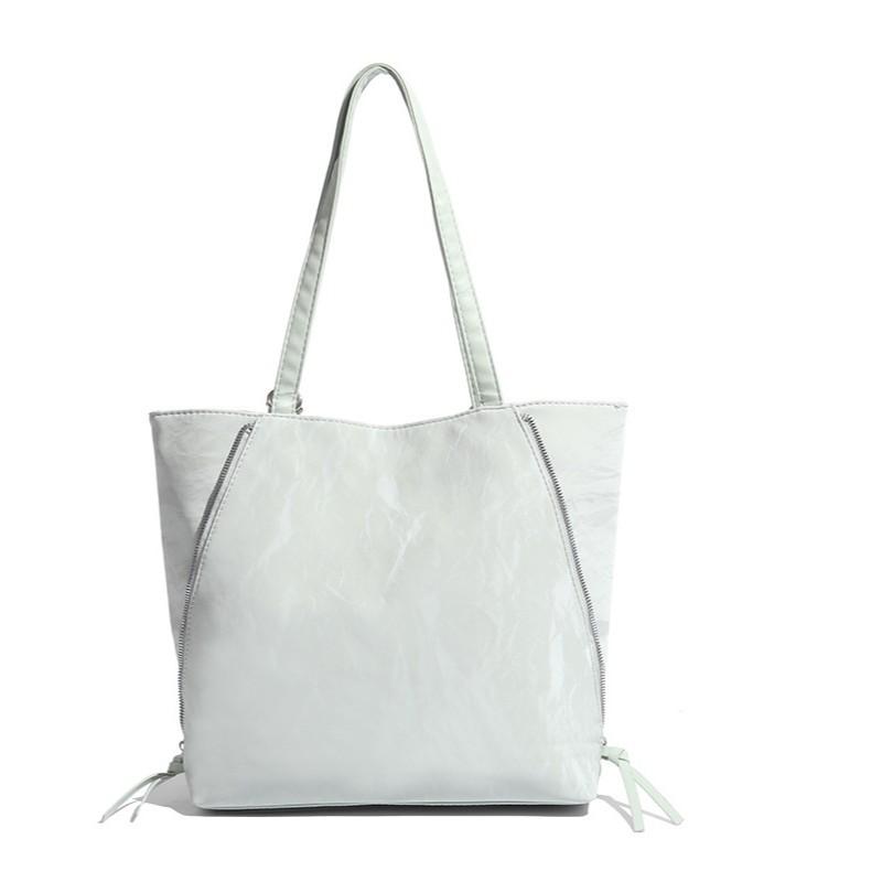 Stylish Large-capacity Backpack Female Students Commute To Class Summer Textured Shoulder Bag Female