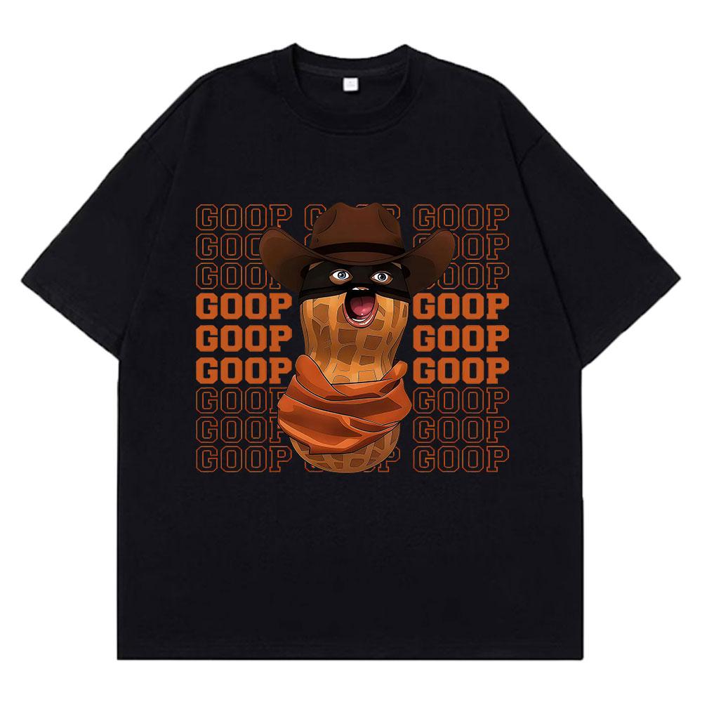 

Обсмажений арахіс GOOP Смішний мем Графічна футболка Чоловіки Жінки Харадзюку Футболки Літні З коротким рукавом Повсякденні Хіп-хоп Вільні Футболки 3XL