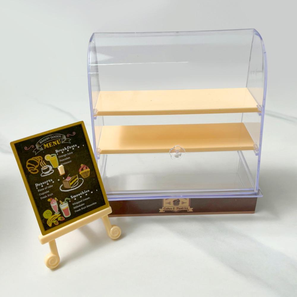 1:12 Scale Dollhouse Cake Case Furniture Mini Food Bread Stand DIY Accessories