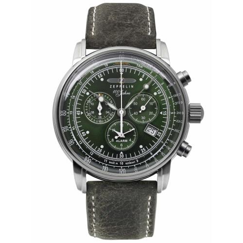 Zeppelin ZEPPELIN Men's Quartz Watch 8680-4 Green Khaki