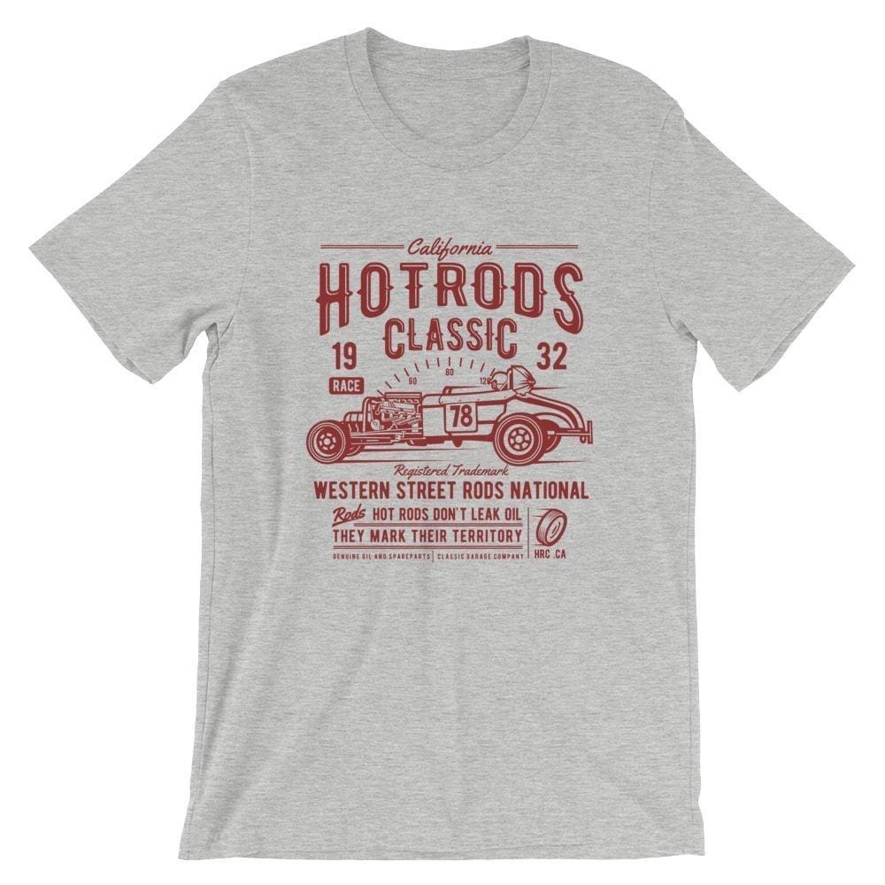 

Hot Rods Race Classic T-Shirt. 100% Cotton Premium Tee NEW 4XL