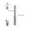 Magnetic Phillips Screwdriver Bit PH0 PH1 PH2 PH3 1/4" Hex Shank 65mm S2 Steel Screw Driver Bit Cross Head Electric Drill Bits