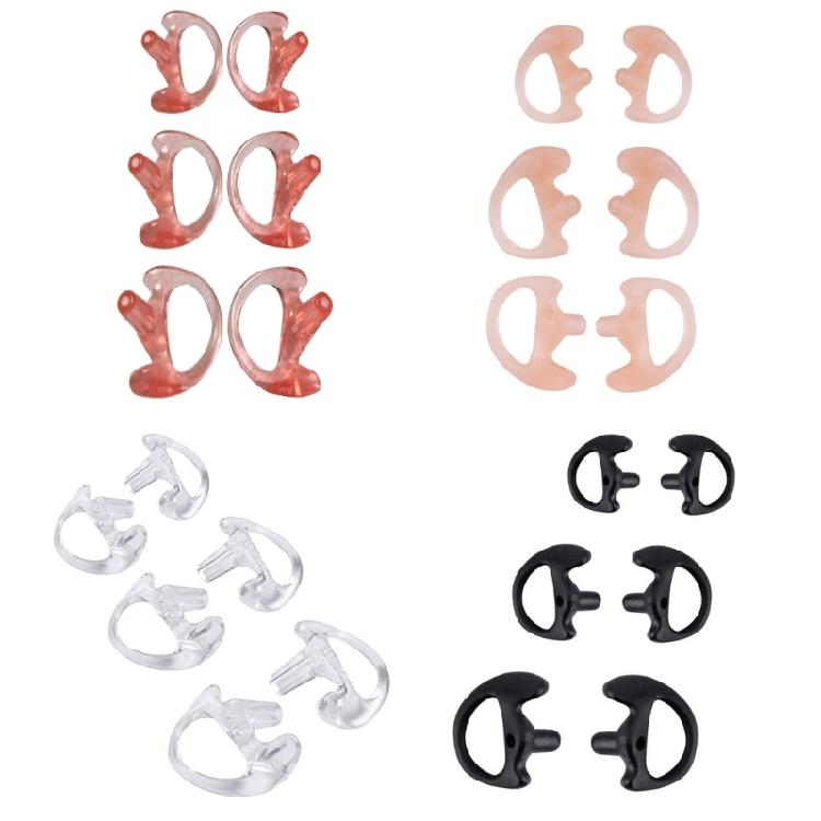 Replacement Earmold Earbud for Two Way Radio Acoustic Coil Tube Earpiece
