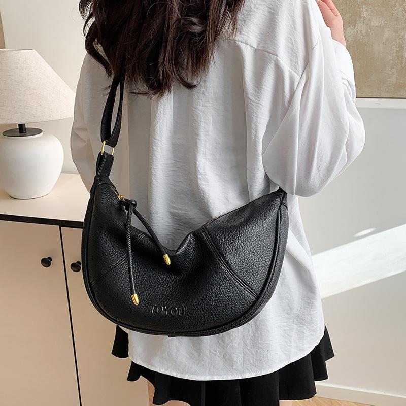 Bag Women's messenger bag 2025 new spring and summer large-capacity niche design high-end retro shoulder dumpling bag