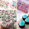 4PCS Marine Theme Fondant Silicone Mold Seaweed Sea Fish Crab Coral Conch Sea Shells Shape DIY Handmade Baking Tools