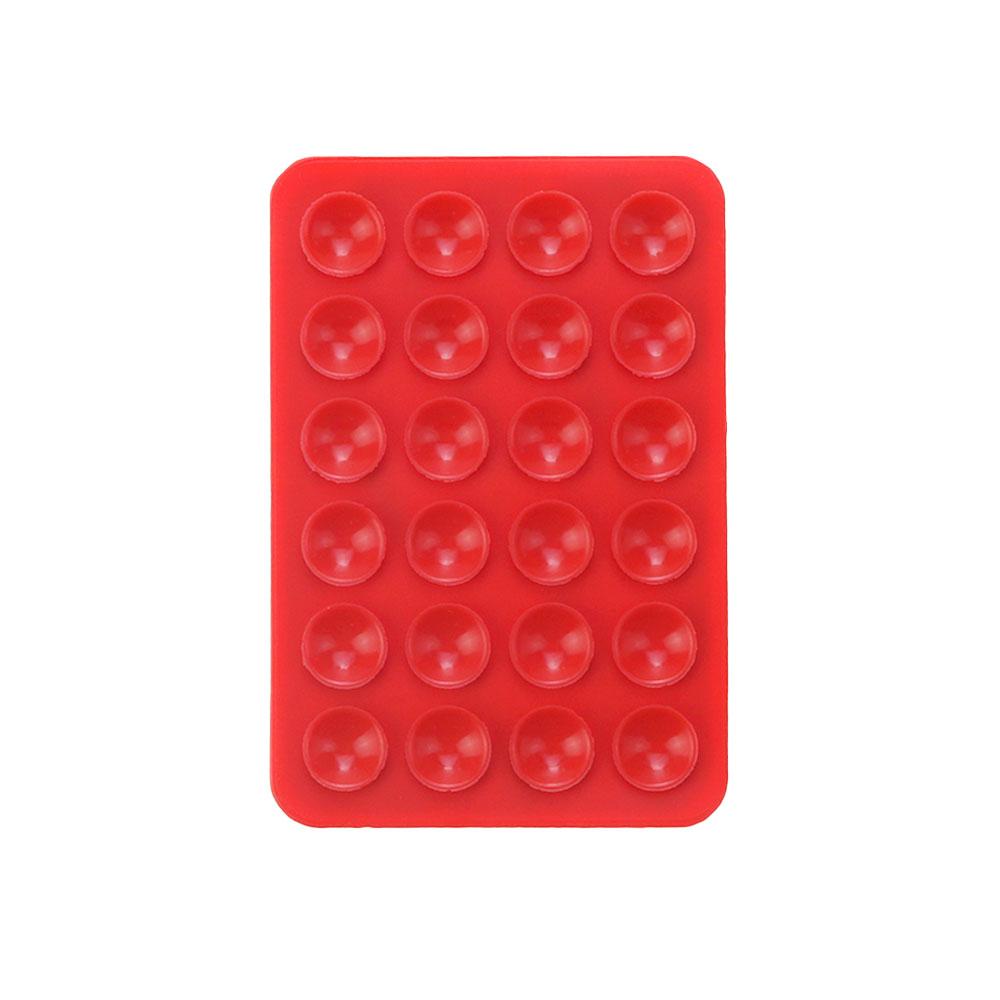 Silicone World Square Silikon-Saugnapf zur Befestigung von Mobiltelefonen im Auto, Halterung für Telefonhülle, universeller, rutschfester Saugnapf