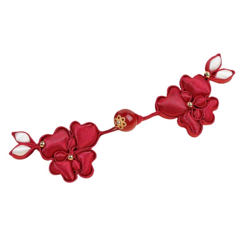Chinese Styles Satins Frogs With Intricate Beadworks For Formal Styles
