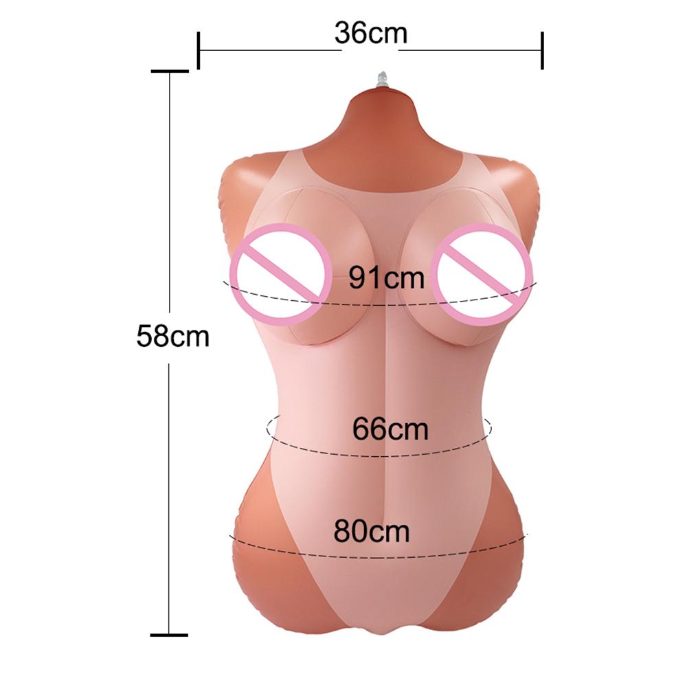 Sexy Badeanzug Aufblasbarer Halbkörper Sex Frau Abnehmbare Vagina Leicht zu verstauen und zu reinigen Masturbator Sexspielzeug für Mann Erwachsenenprodukte