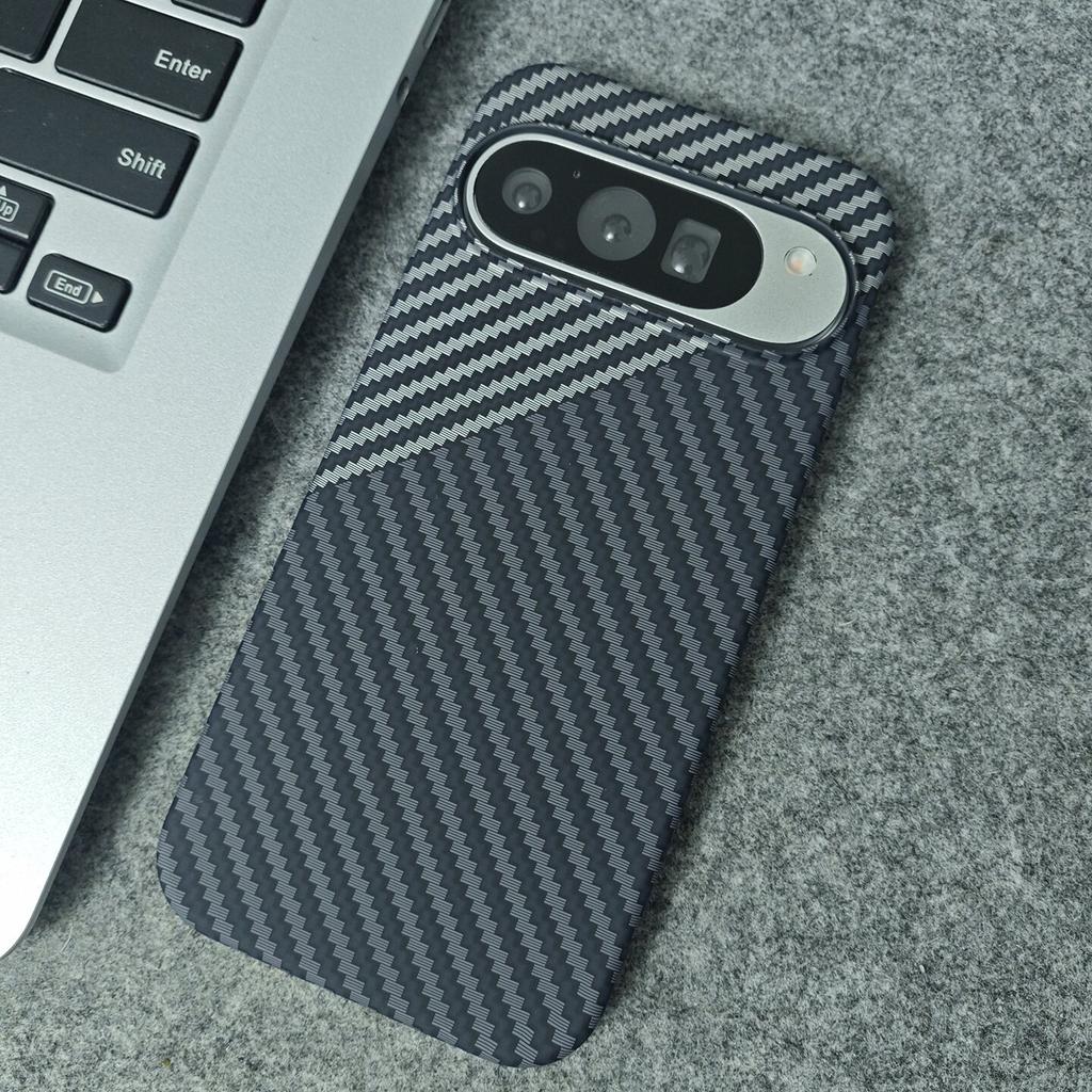 Case For Google Pixel 10 Pro XL Pixel 9 Pro Matte Hard Carbon Fiber Texture Pattern Light And Thin Phone Cover Bumper
