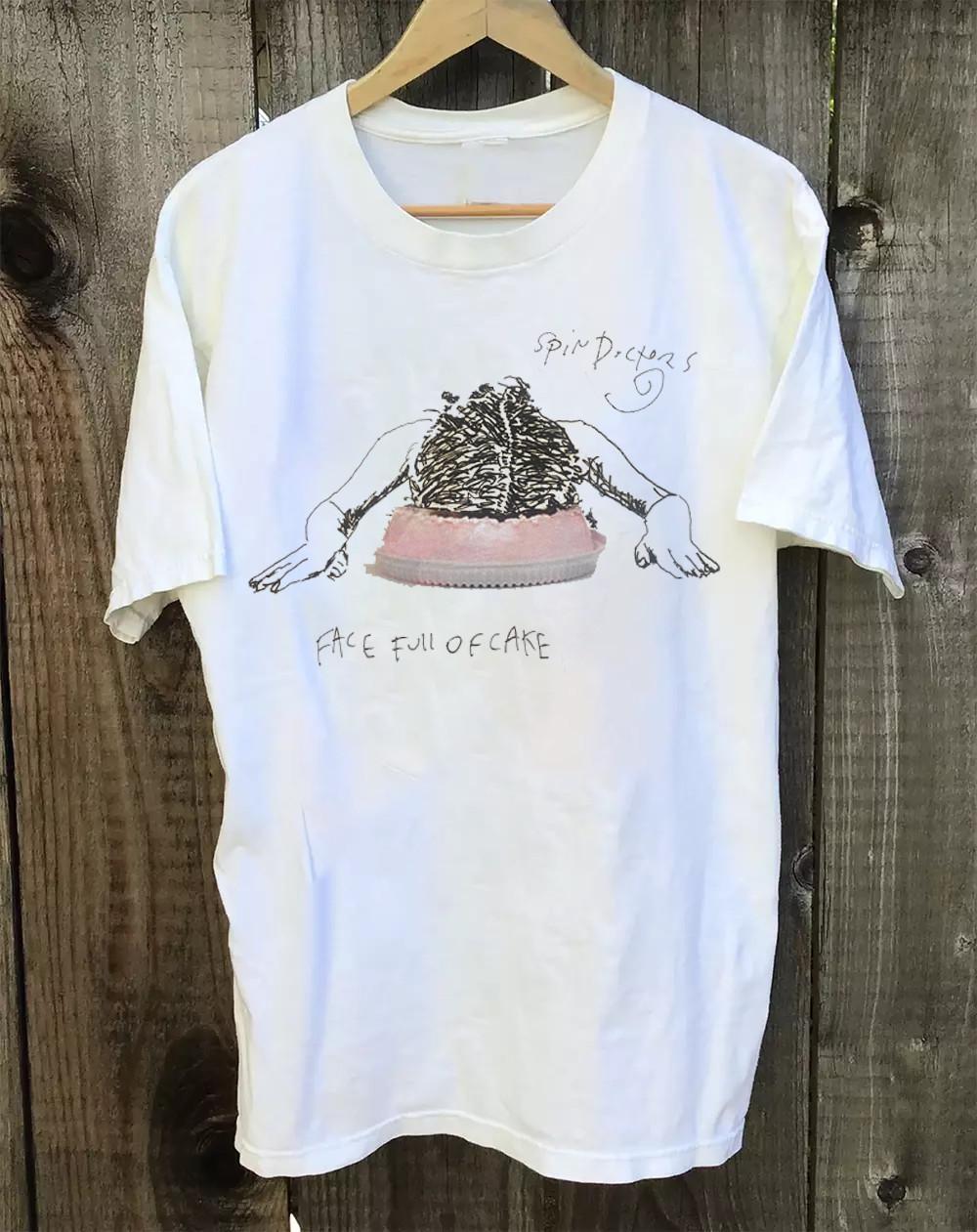 Spin Doctors - Face Full of Cake White Cotton Shirt S-5XL L631 L