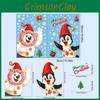 Window Holiday Stickers With Pvc Snowflakes Penguins And Santa Christmas For