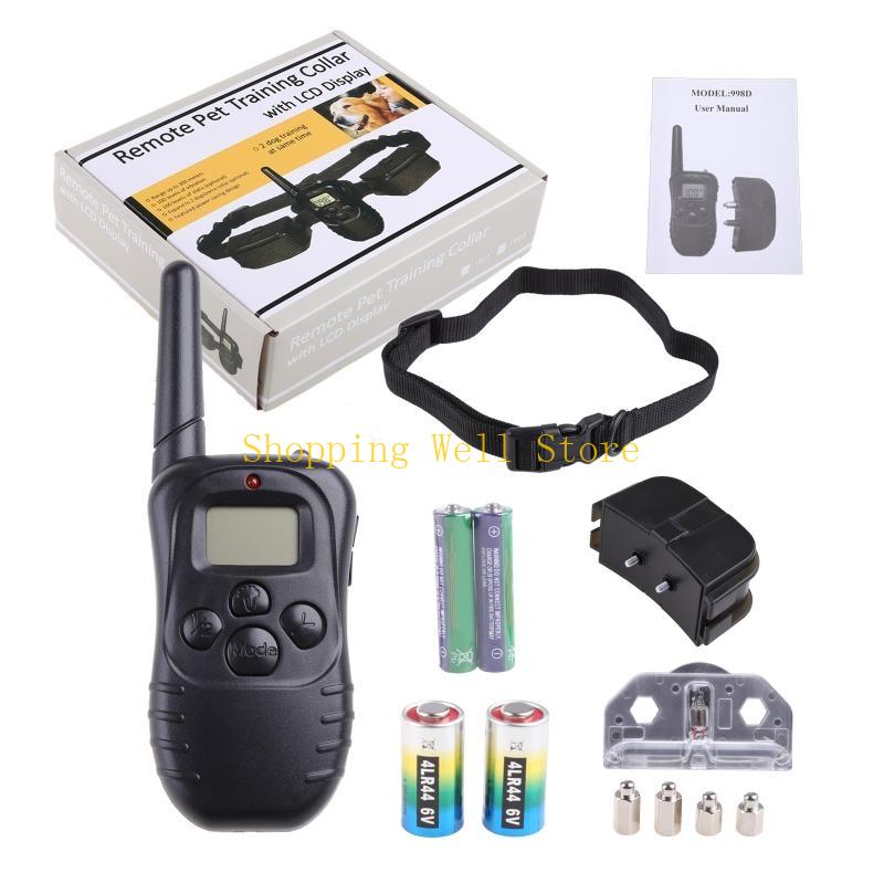 KX4B Portable Ultrasonic Dog Trainer Device Stop Bark Tool Collar Dog Training