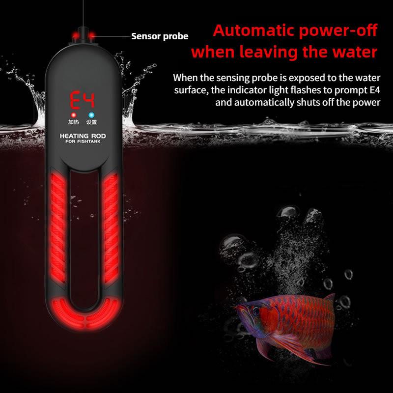 Automatic Constant Temperature Aquarium Heating Rod PTC Explosion-proof Heater Fish Tank Variable Frequency Heating Rod