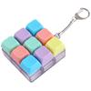 9-Tasten Fidget-Tastatur Schlüsselanhänger, Stressabbau Finger Spielzeug für Erwachsene, Farbe Fidget-Tastatur (ZU)