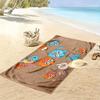 Gumball Cartoon Print Beach Towel, Large Soft Quick Dry Towel for Beach Camping Swimming