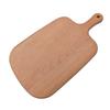 Beech Wood Cutting Board with Handle Decorative Kitchen Charcuterie Board for Cheese Meat Vegetables 33x20x1.5cm Beech