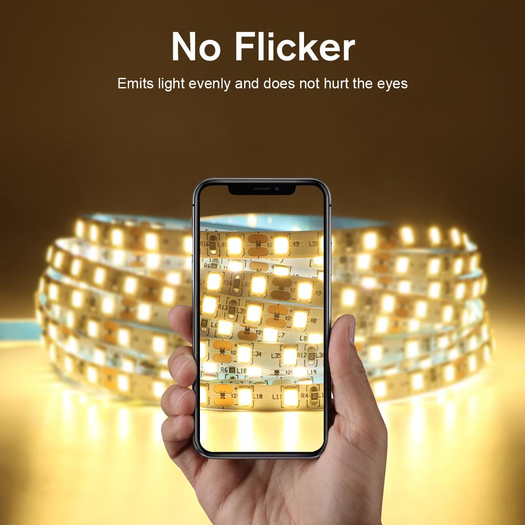 High Bright LED Cabinet Light Strip 12V 2835 Double Layer Copper 5mm PCB Tape DuPont Wire Cable Port DIY Wardrobe Shelves Lamp