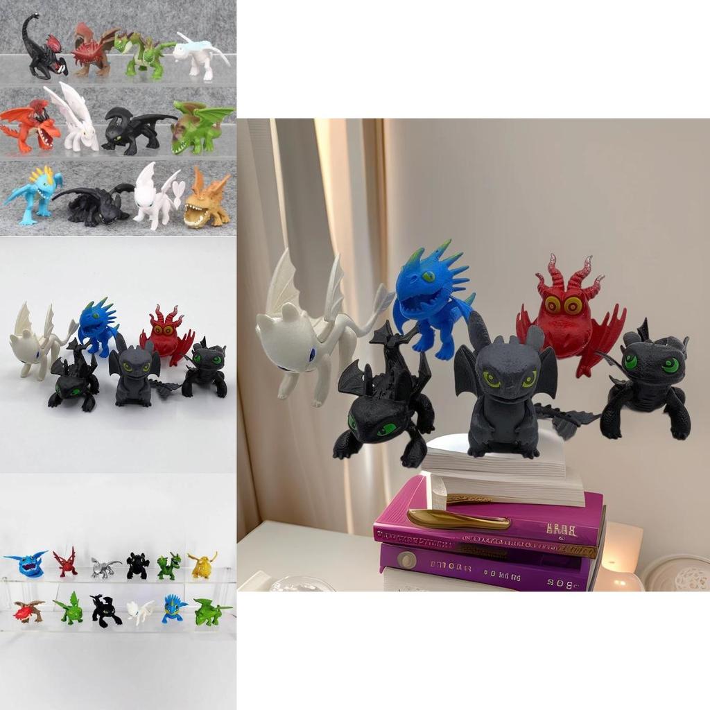 How To Train Your Dragon Pvc Figure Set With Blind Box Design For Collectors Special Characters Included