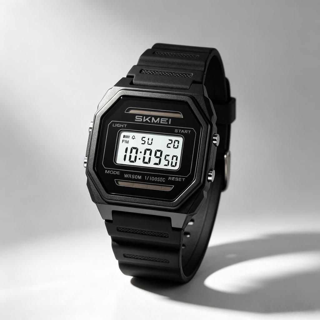 Men's Digital Watch SKMEI Solar Chronograph LED Backlight 2640
