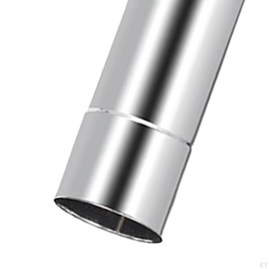 Pipe Chimney Fitting Stainless Steel Tube Waterproof Heat Resistant Leak- Suitable for Stoves Tents