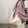 Large Capacity Corduroy Shoulder Bag Cotton Cloth Solid Color Shoulder Bag  All-match