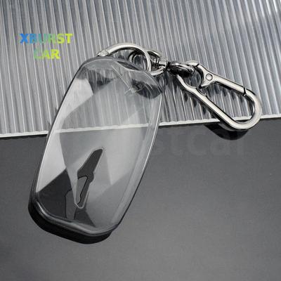 Für Hyundai Genesis GV60 GV90 G90 G70 G80 EQ900 TPU Transparentes Autoschlüssel-Etui Abdeckung Auto Hülle Schlüsselanhänger Halter Schutz Zubehör