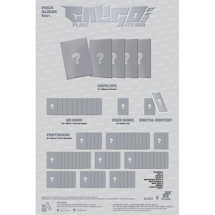 [Pre-order] PLAVE - 4th Mini Album [Caligo Pt.2] SET 4EA