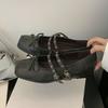 Fashion Fashion Shallow Ladies Mary Janes Shoes With Height Increasing Footwear Soft Female Butterfly-Knot Women Ballet Flats Shoes