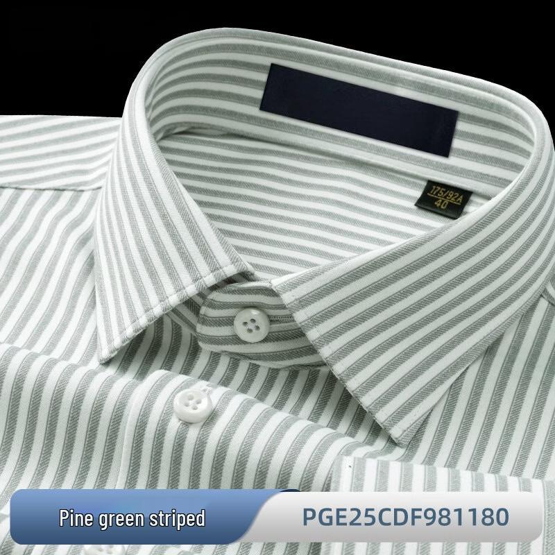 ROMON Premium Cashmere-Blend Men's Long-Sleeve Dress Shirt
