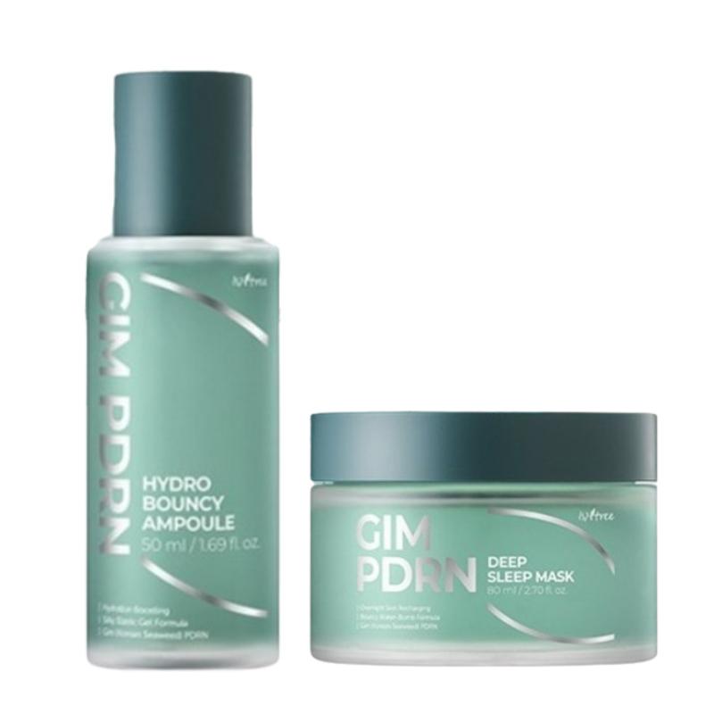

Isntree Gim PDRN Ampoule 50ml + Deep Sleep Mask 80ml Set | Hydrating Ampoule & Overnight Mask SET