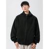 Wassup American-Style Deconstructed Heavyweight Cardigan Sweatshirt for Men, New Loose Casual Couple Hooded Jacket for Autumn and Winter