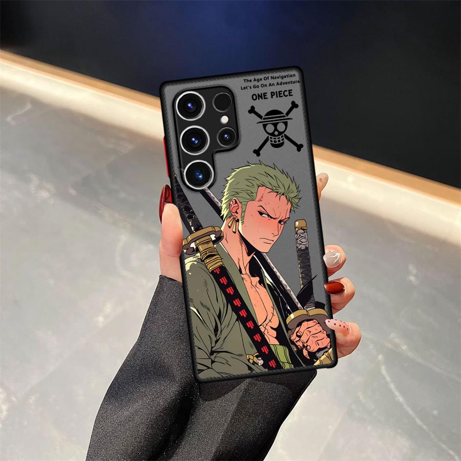 One Piece Zoro Cool Case for Samsung Galaxy S20 FE Note 20 Ultra 10+ S25 Ultra S23 FE S21 S22 S26 S24 Plus Funda Back Phone