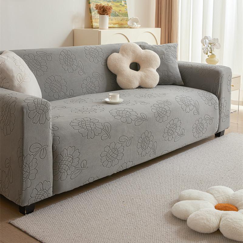 Sunflower Sofa Cover All Inclusive Universal Set Suitable for All Seasons Special Leather Sofa Cover Cover Cloth Anti Cat Scratch and Anti-slip