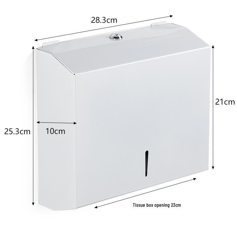 Wodoodporny dozownik na papier toaletowy i ręczniki do rąk ze stali nierdzewnej 304