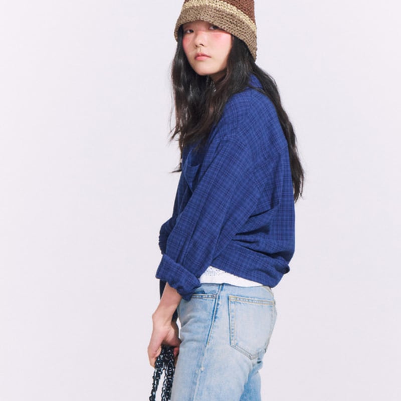 MISU A BARBE BLOCKED BUCKET BROWN