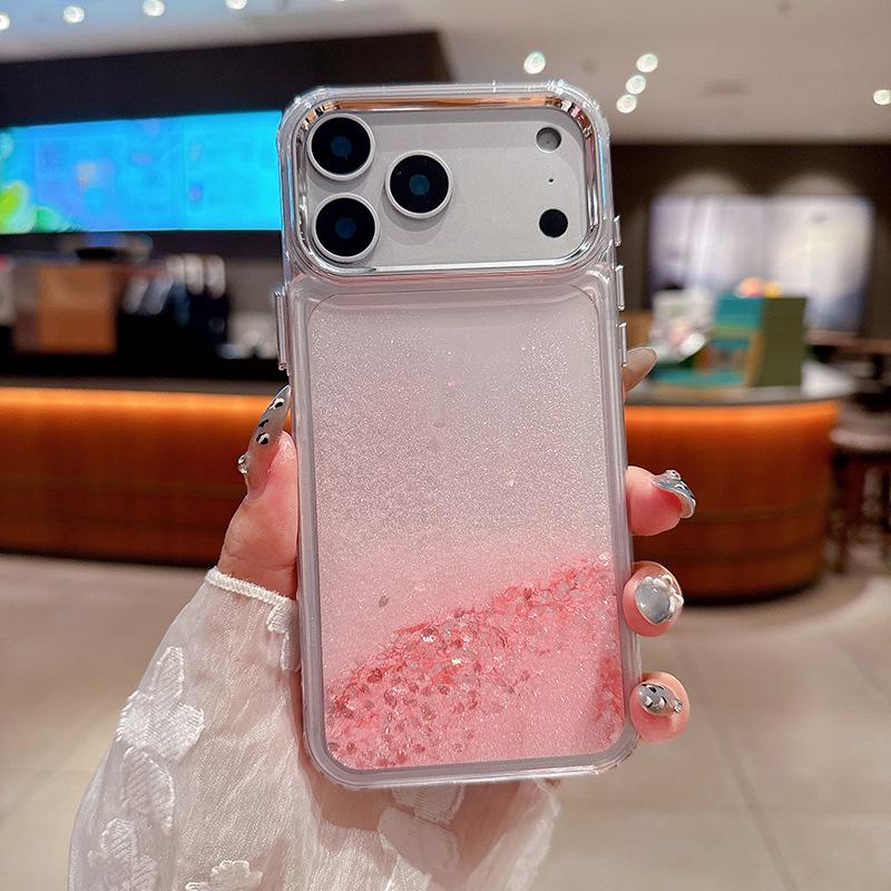 Κομψή Επιμεταλλωμένη Μαλακή Θήκη με Ανεξάρτητα Κουμπιά για iPhone 17 Pro Max