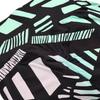 Women's Geometric Print High-Waisted Stretch Leggings for Running, Weightlifting, and Yoga.