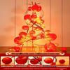 Spring Festival Illuminated Red Lantern Tree
