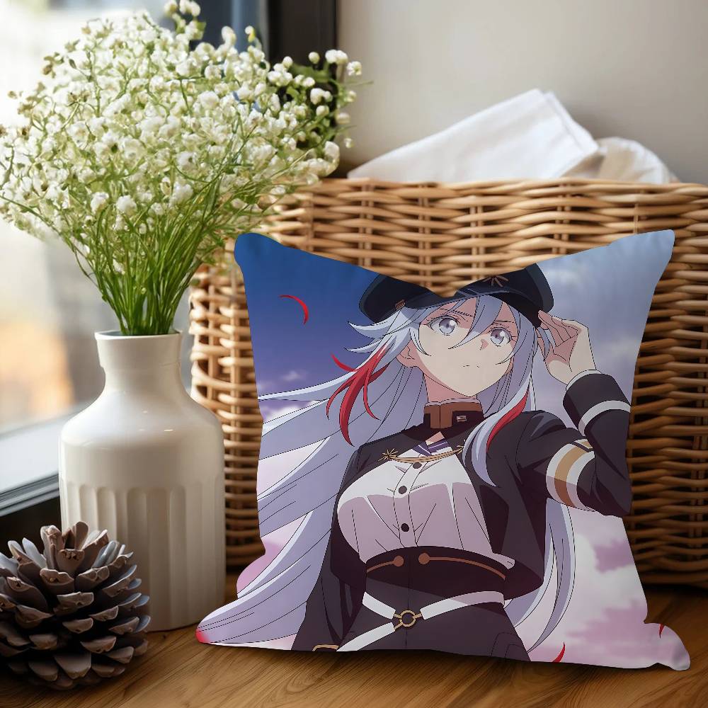 Anime 86 E-Eighty Six Pillow Gift Home Office Decoration Pillow Bedroom Sofa Car Cushion CoverPillow Case