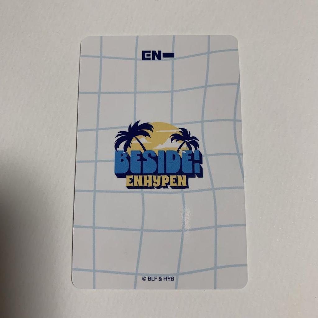 [USED] ENHYPEN BESIDE Hoodie Trading Card Niki