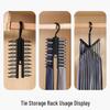 20-slot Belt, Tie & Scarf Holder - Large Capacity Closet Organizer
