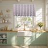 Tenda per Armadio, Tenda Corta Semioscurante, Resistente alle Pieghe Facile da Curare, Pannello Decorativo per Finestra a Baia della Cucina