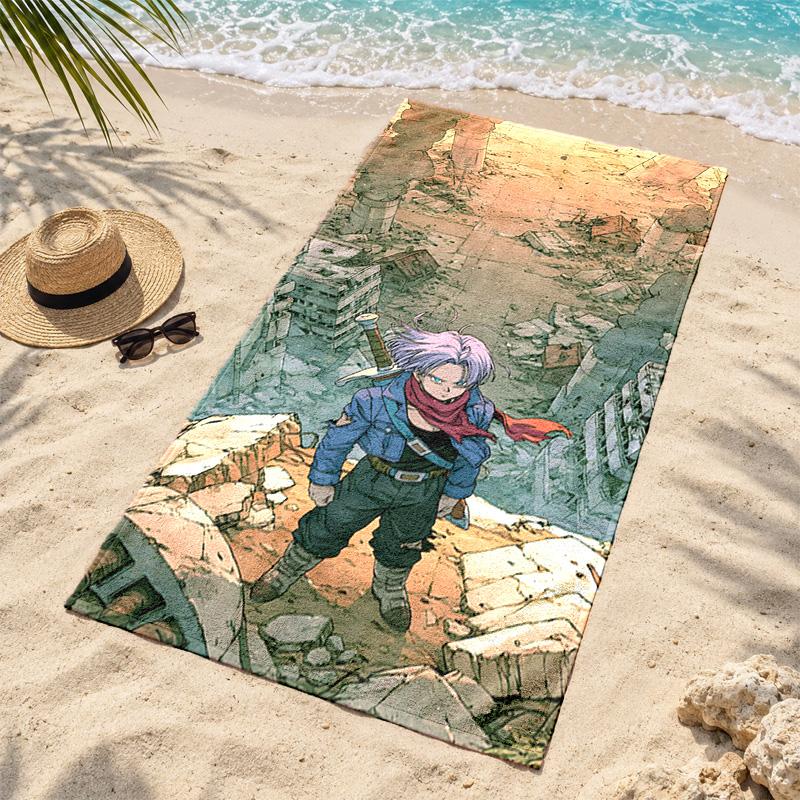 Devil May Cry Microfiber Beach Towel Quick Dry Sand Free Lightweight Beach Towels for Travel Swimming Camping