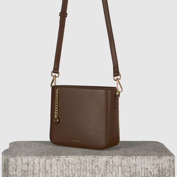 Dropback Dark Brown Shoulder and Cross Bag, Akakdrb2020-7000005315