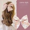 Oversized Bow Hairpin Kawaii Girl Hair Clip Women Ribbon Girls Hairgrip Korean Cute Floral Hair Accessories
