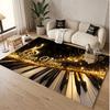 Music Piano Theme Soft Crystal Velvet Rug Custom Name & Text Print Non Slip Floor Rug for Bedroom Living Room