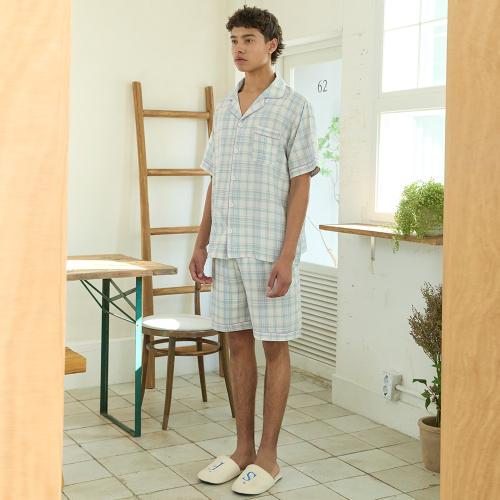 [Dap] Sunday Blue Prieb Kara Pajama Set Unisex [Shipped from Korea] 100% Authentic