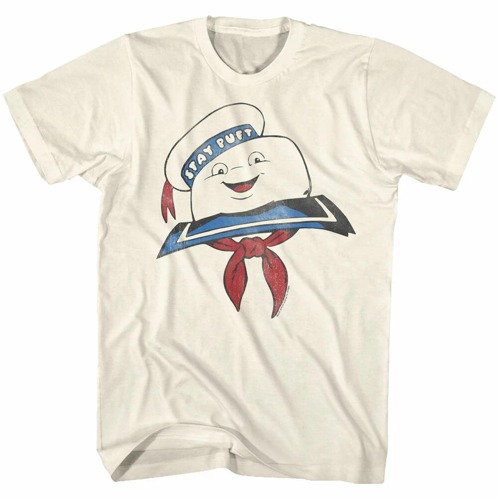The Real Ghost Busters Stay Puff Marshmallow Bust Photo Men s T Shirt M